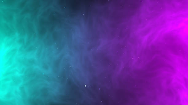 istock Green and pink smoke dynamic abstract background texture with brightness of star galaxy 1175182361