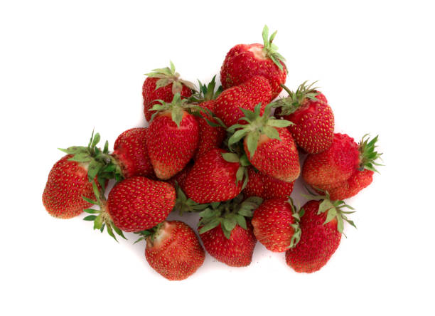 istock Organic Strawberry Isolated on White Background Close Up 1175197604