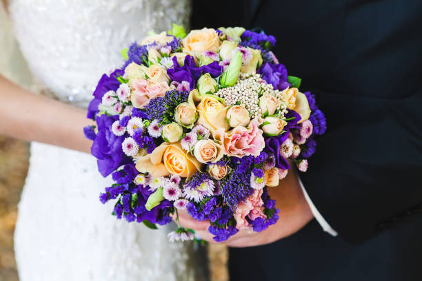 istock purple bridal bouquet close-up 1175201190