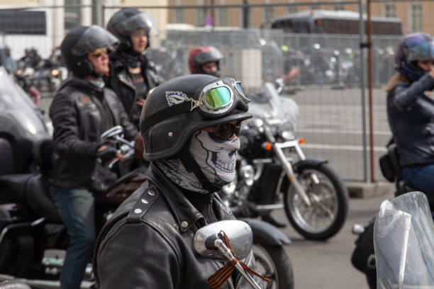 St. Petersburg, Russia - August 03,  2019: Harley-Davidson Motorcycle Festival in St. Petersburg.