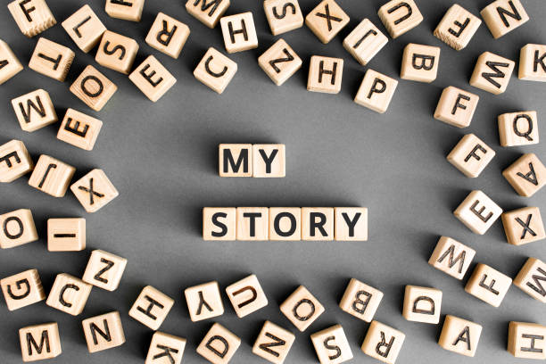 istock My story - phrase from wooden blocks with letters 1175203462
