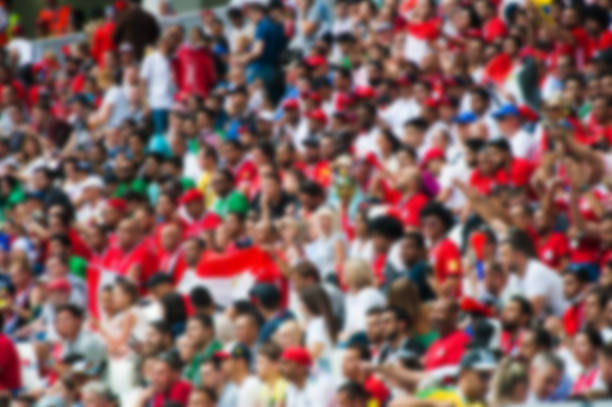 istock Blurred crowd of spectators on a stadium 1175204163