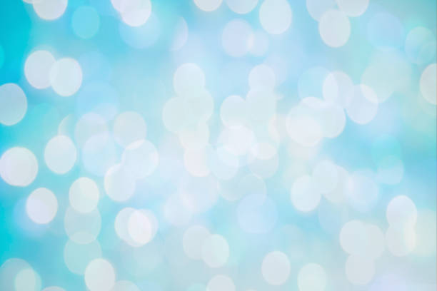 istock Winter elegant bokeh background. Seasonal cooling light decorative abstract design element. 1175205173