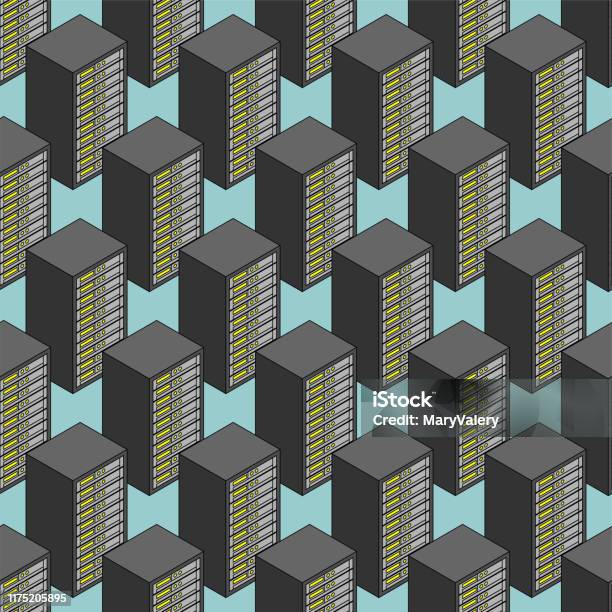 Pattern Server Shuttle Server Pattern Seamless Data Center Background Computer Stock ...