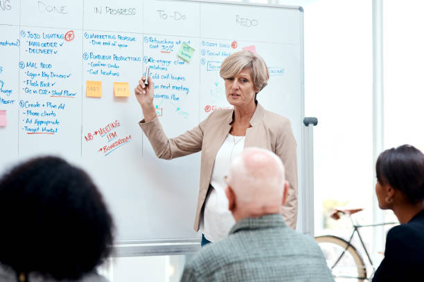 istock Giving instruction on ways to put theory into practice 1175209009