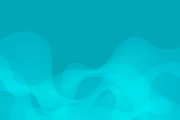 фоновая прозрачная текучесть - fluidity liquid blue wave stock illustrations