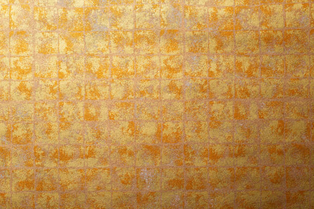 istock Golden japanese paper Texture 1175224532