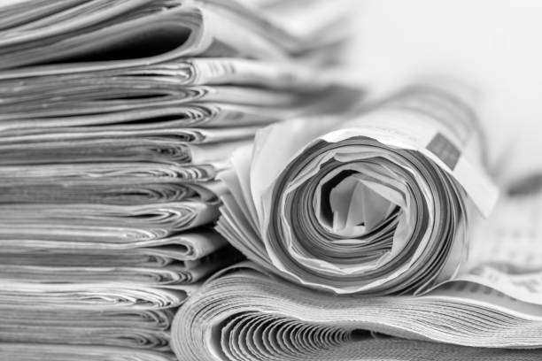 istock A stack of morning news newspapers, information from print media. 1175228086