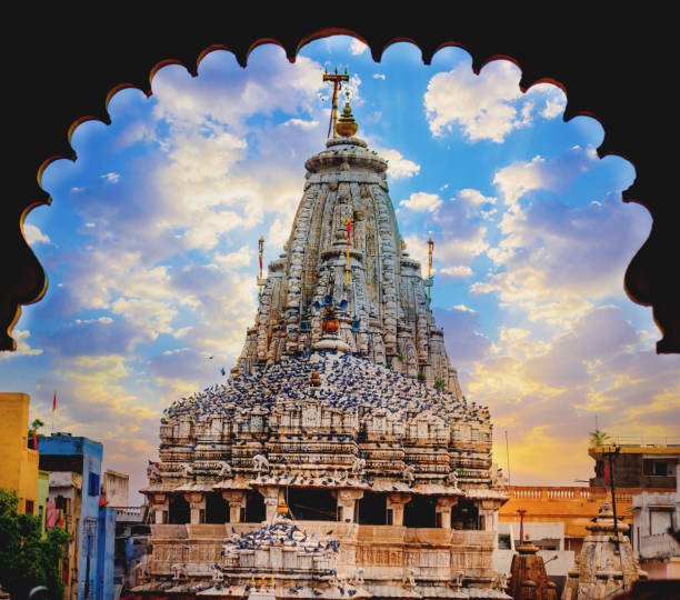 istock Jagdish temple during sunset  also called jagnath temple in Udaipur Rajasthan India 1175232182