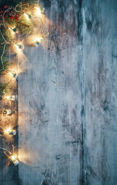 istock Christmas Decoration with Ornaments and Holiday Lights 1175233356