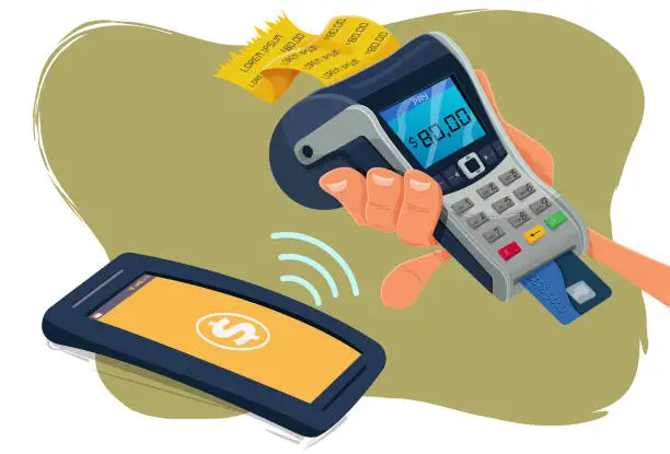 Vector illustration of Contactless Payment