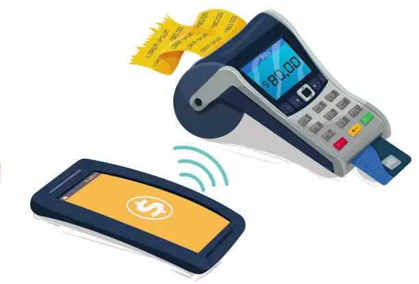 Vector illustration of Contactless Payment