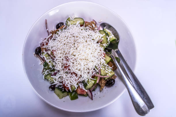 istock Greek traditional salad closeup 1175236904