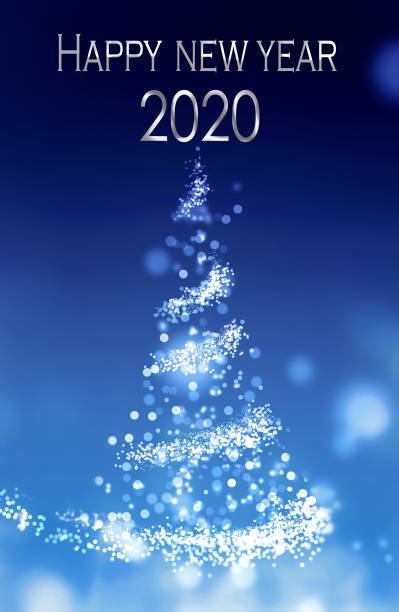 istock 2020 happy new year on abstract magical and illuminated christmas tree 1175237161