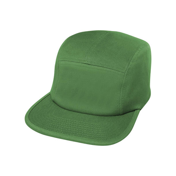 istock Green baseball cap isolated on a white background 1175243160