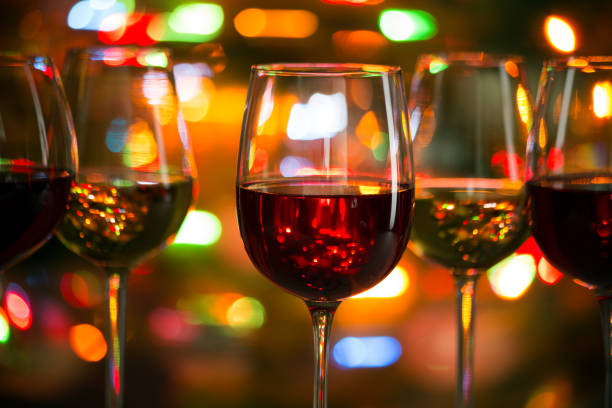 istock Crystal glasses of wine 1175245891
