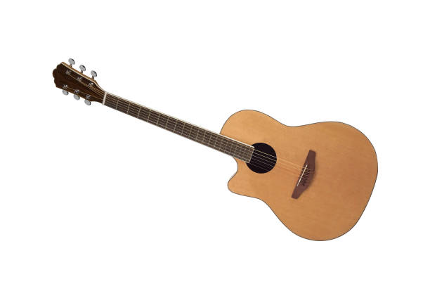 istock Isolated on white acoustic guitar 1175247634