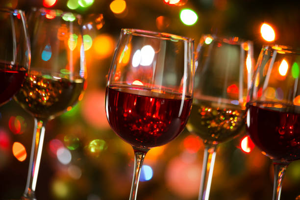 istock Crystal glasses of wine 1175247711