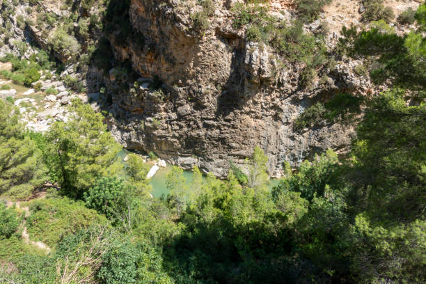 The fontcalda in the greenway of the ebro, Tarragona The fontcalda in the greenway of the ebro, Tarragona, Spain via verde spain stock pictures, royalty-free photos & images