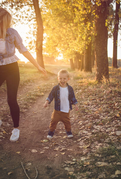 istock Happy little boy is running and enjoying his freedom 1175254251