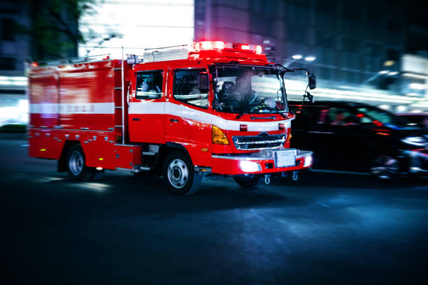 istock Firetruck in Japan - Emergency 1175254469