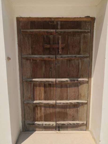 istock Archaic Doors Arabian wooden 1175254625