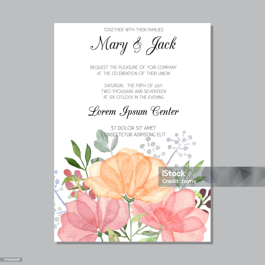 Ilustración de Plantilla De Invitación De Boda Con Flores De Acuarela Tarjeta De Agradecimiento Guardar Las Tarjetas De Fecha Baby Shower Menú Folleto Plantilla De Banner Acuarela Fondo Suave Para Invitaciones O Ilustración de Plantilla De Invitación De Boda Con Flores De Acuarela Tarjeta De Agradecimiento Guardar Las Tarjetas De Fecha Baby Shower Menú Folleto Plantilla De Banner Acuarela Fondo Suave Para Invitaciones O