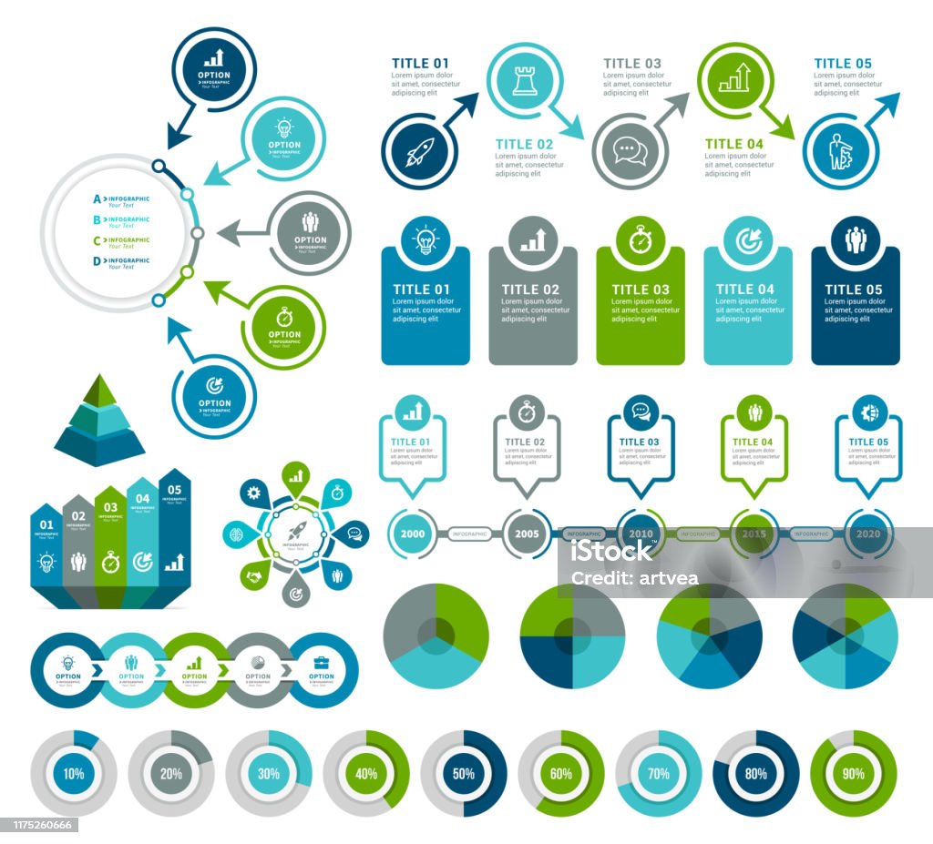 Infographic Elements Vector illustration of the infographic elements Infographic stock vector