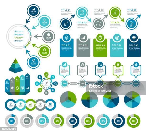 Infographic Elements Stock Illustration - Download Image Now - Infographic, Chart, Vector