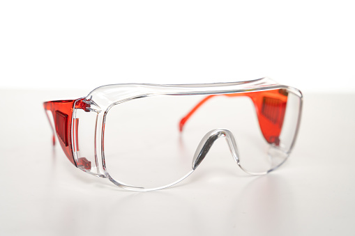 Safety glasses workwear The scene is situated in studio environment and is taken with Sony A7III