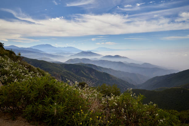 mountain view near lake arrowhead - san bernardino imagens e fotografias de stock