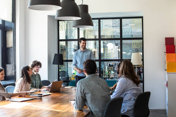 Businesspeople Having a Meeting