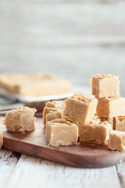Sweet Homemade Peanut Butter Fudge Candy