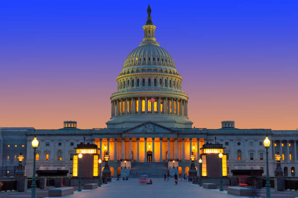 istock Washington DC, US Capitol Building at sunset 1175265315