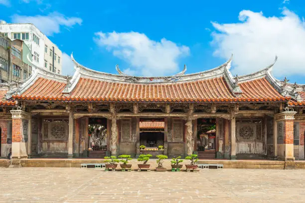 Lungshan temple in Lukang, Taiwan