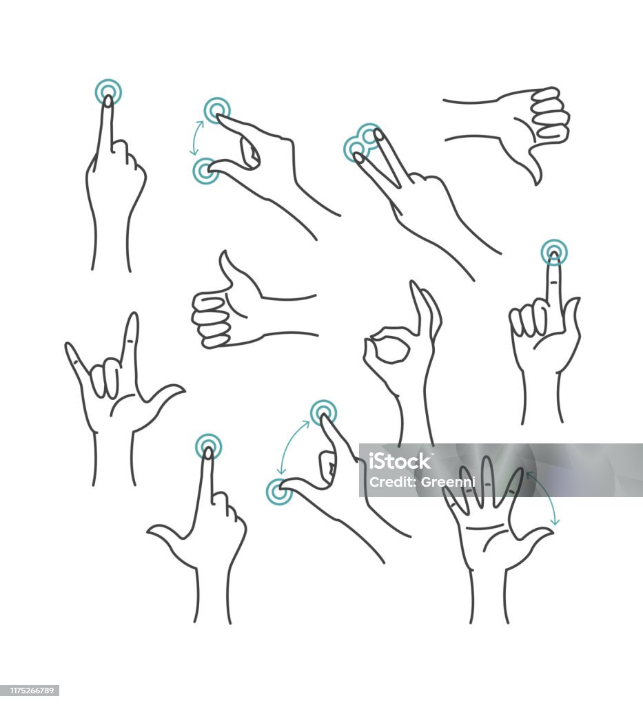 Bộ Bàn Tay Con Người Vỗ Tay Chạm Giúp Cử Chỉ Hành Động Biểu Tượng ...