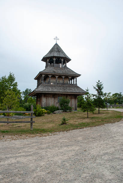 istock Wooden church 1175266853