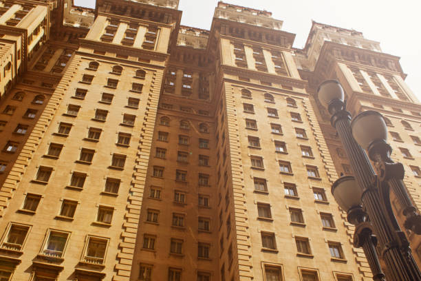 Martinelli Building. With 30 floors, was the first skyscraper in Brazil. Sao Paulo, Brazil - September 14, 2019: Martinelli Building. With 30 floors, was the first skyscraper in Brazil. 1920 1929 stock pictures, royalty-free photos & images