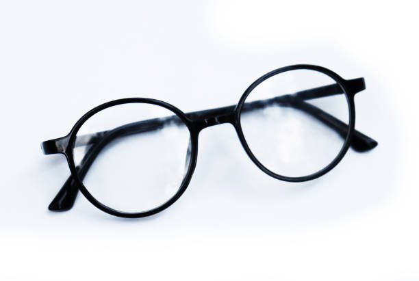 istock Black Eye Glasses on White Background 1175267885