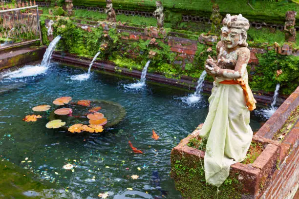 Photo of Gunung Kawi Sebatu hindu temple with holy water natural spring