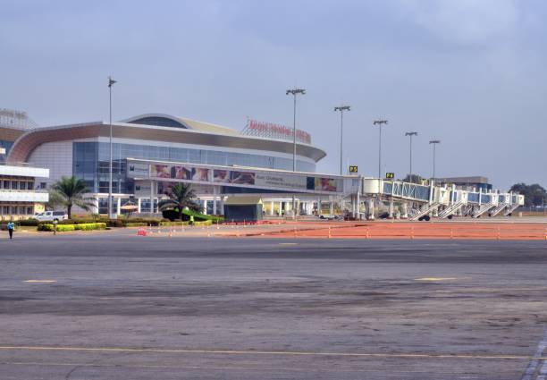ロメ・トコイン国際空港 - 新しい旅客ターミナル、ロメ、トーゴ - ロンドンファッションウィーク ストックフォトと画像