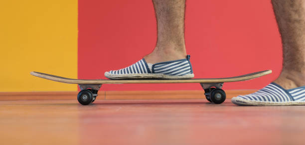 istock Cropped shot of young skateboarder on longboard 1175278953