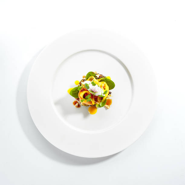 istock Avocado with Mozzarella Cream and Dried Tomato Jam 1175286314