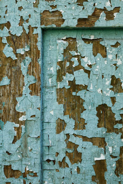 istock Old dark shabby wood panels 1175286414