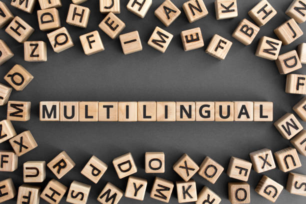istock multilingual - word from wooden blocks with letters 1175294250