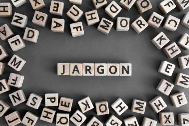 istock Jargon  - word from wooden blocks with letters 1175294315