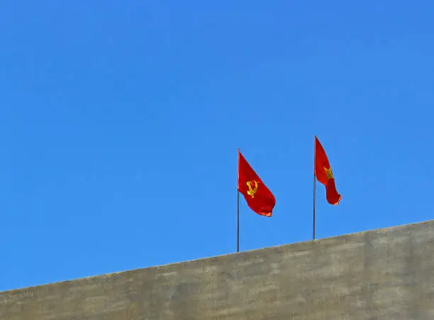 Photo of Flags on the roof