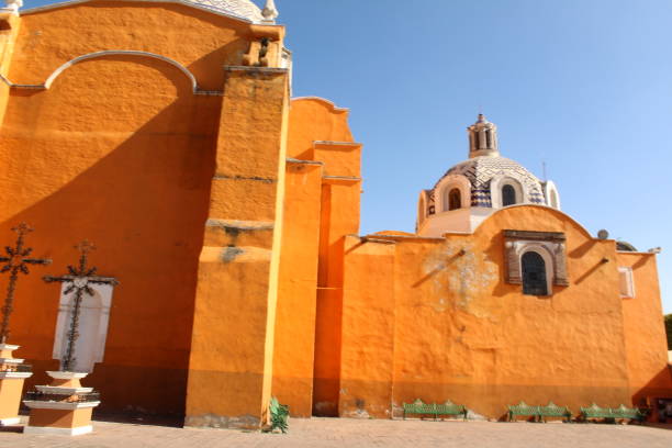 istock Backside of a colonial style church in Mexico 1175296890