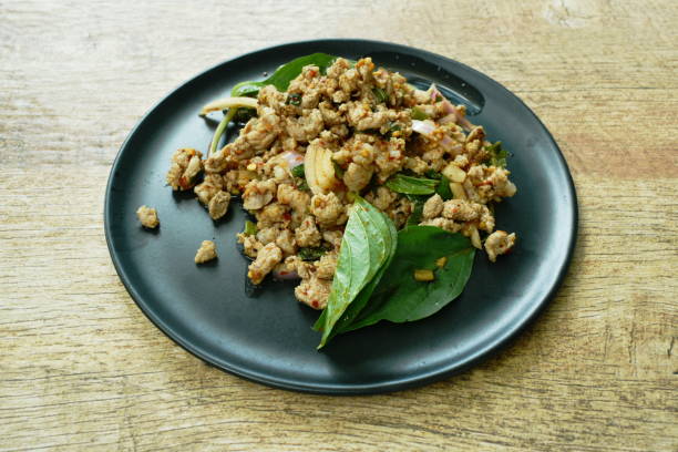 istock Thai spicy minced pork salad 1175298308