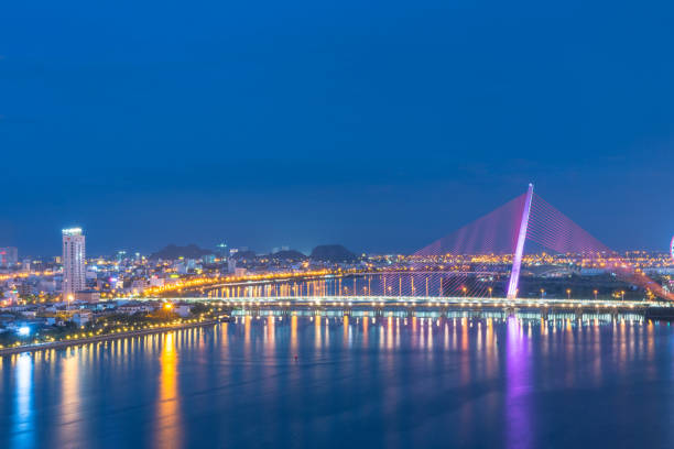 istock Tran Thi Ly Bridge at night 1175299494